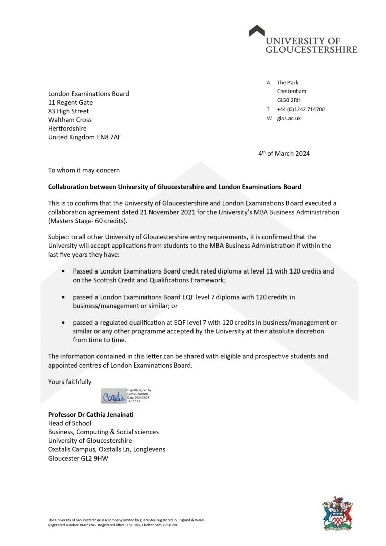 Partnerships London Examination Board Partnerships london examination board